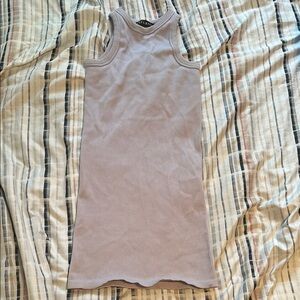 AKIRA Women's Ribbed Tank Top - Gray